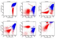 Flow cytometry plots