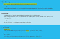 WHO 2016 Requirements for Assigning More Than One Lineage to a Single Blast Population